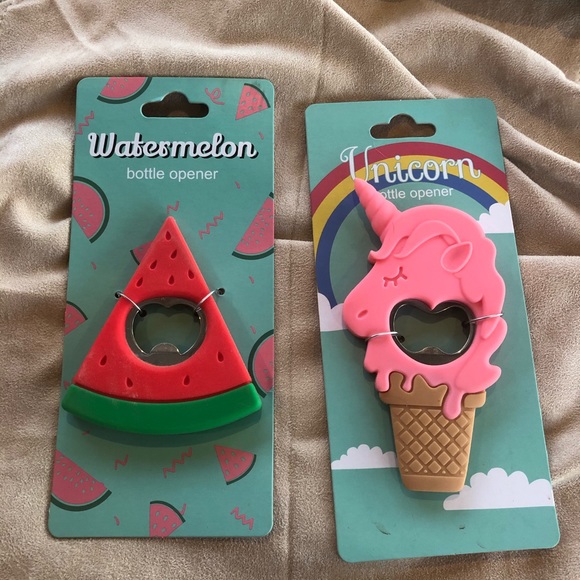 Other - 🍉 Fun Bottle Opener Wine Beer Unicorn Watermelon
